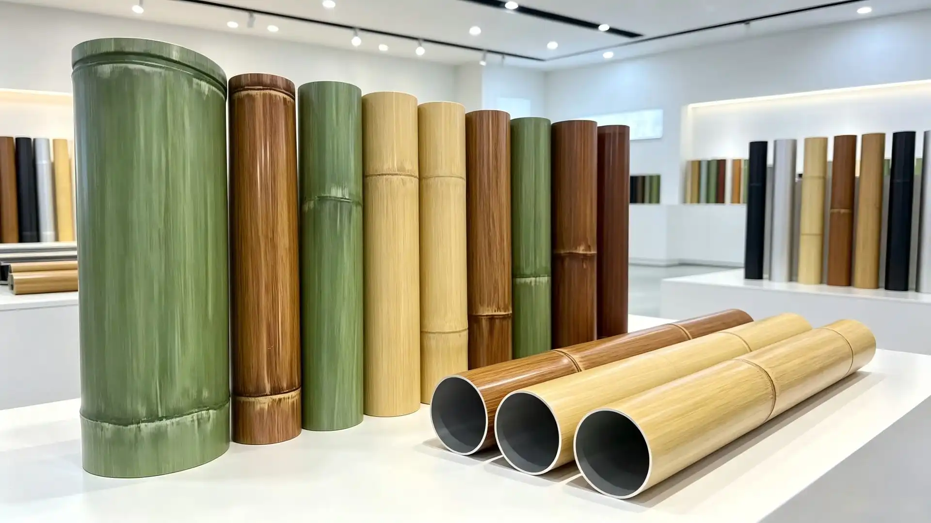 New Generation 3D Bamboo Pattern Aluminum Tube with 97% Realism
